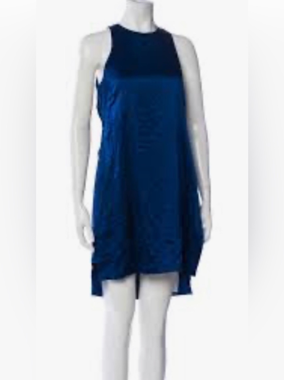 Helmut Lang for Intermix blue shift Silk dress Small